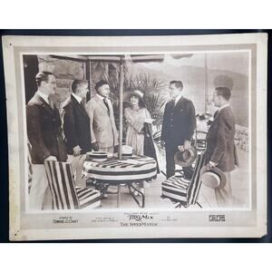 RARE 1919 The Speed Maniac Lobby Card Tom Mix Lost Western Silent Movie Cowboy